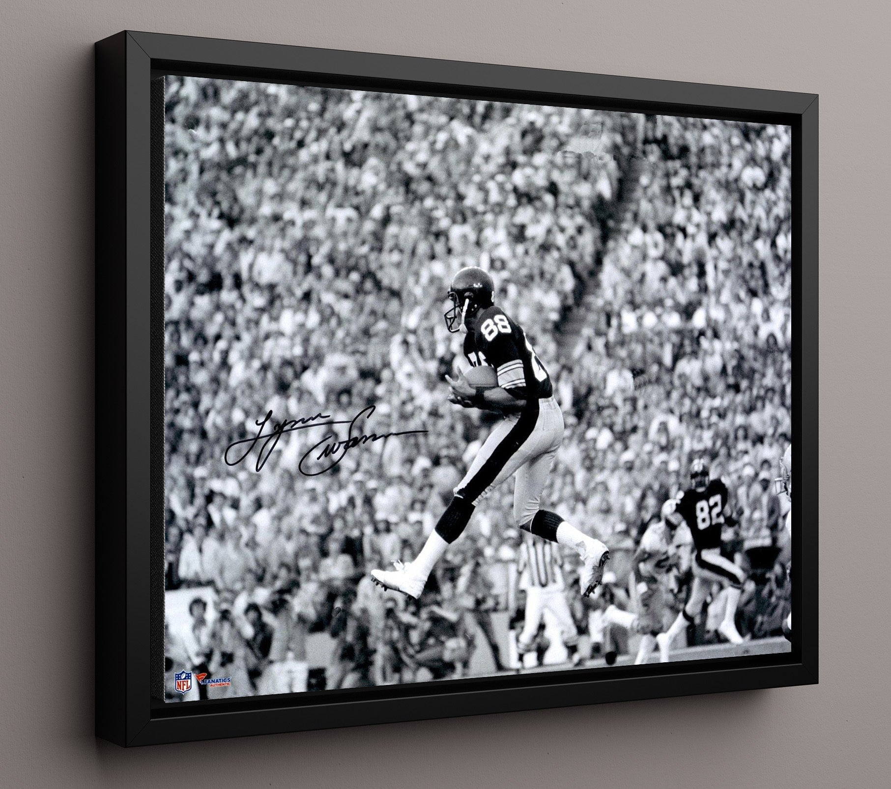 Lynn Swann - Legendary Leap Football Wall Art - football wall art print