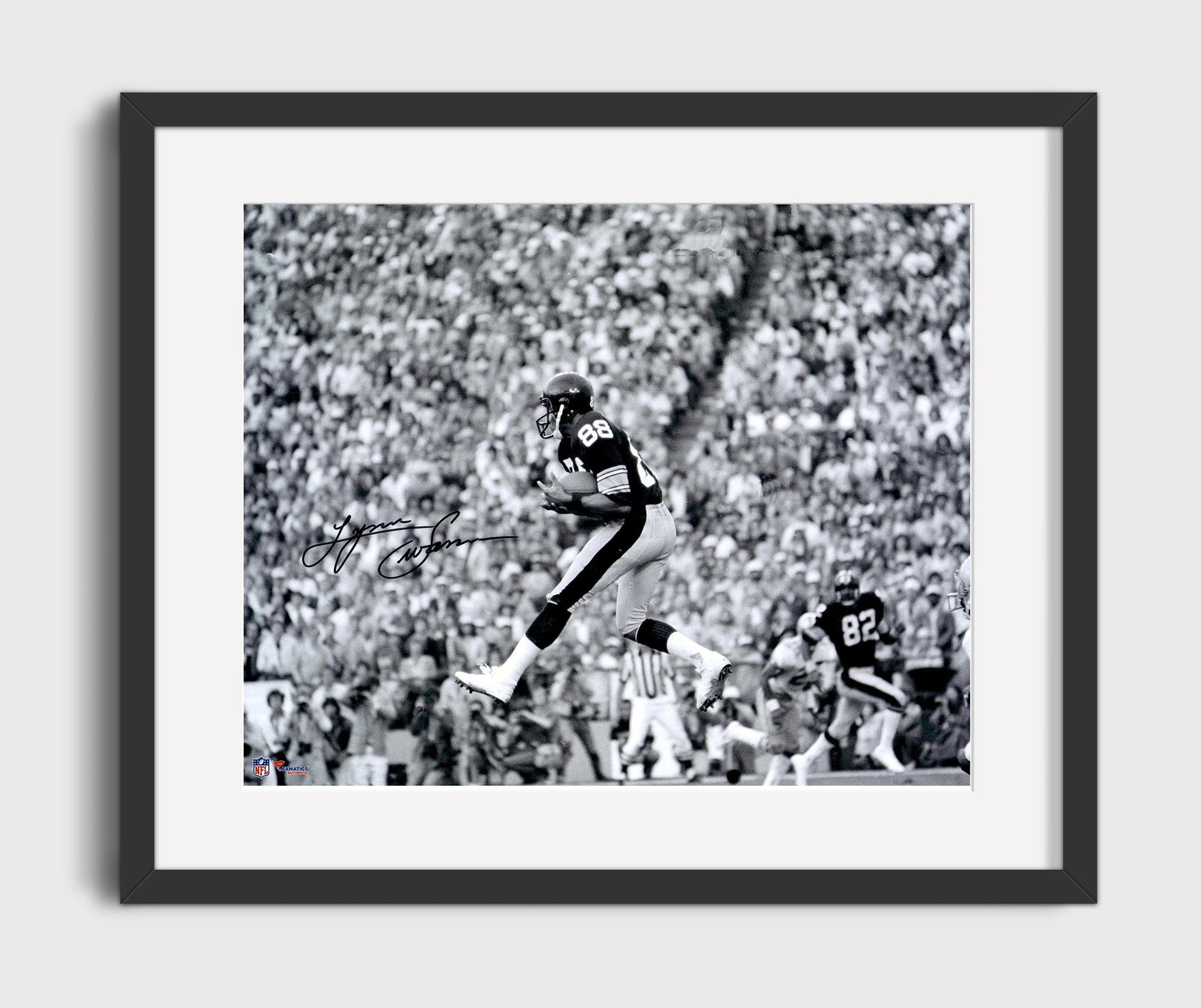 Lynn Swann - Legendary Leap Football Wall Art - football wall art print
