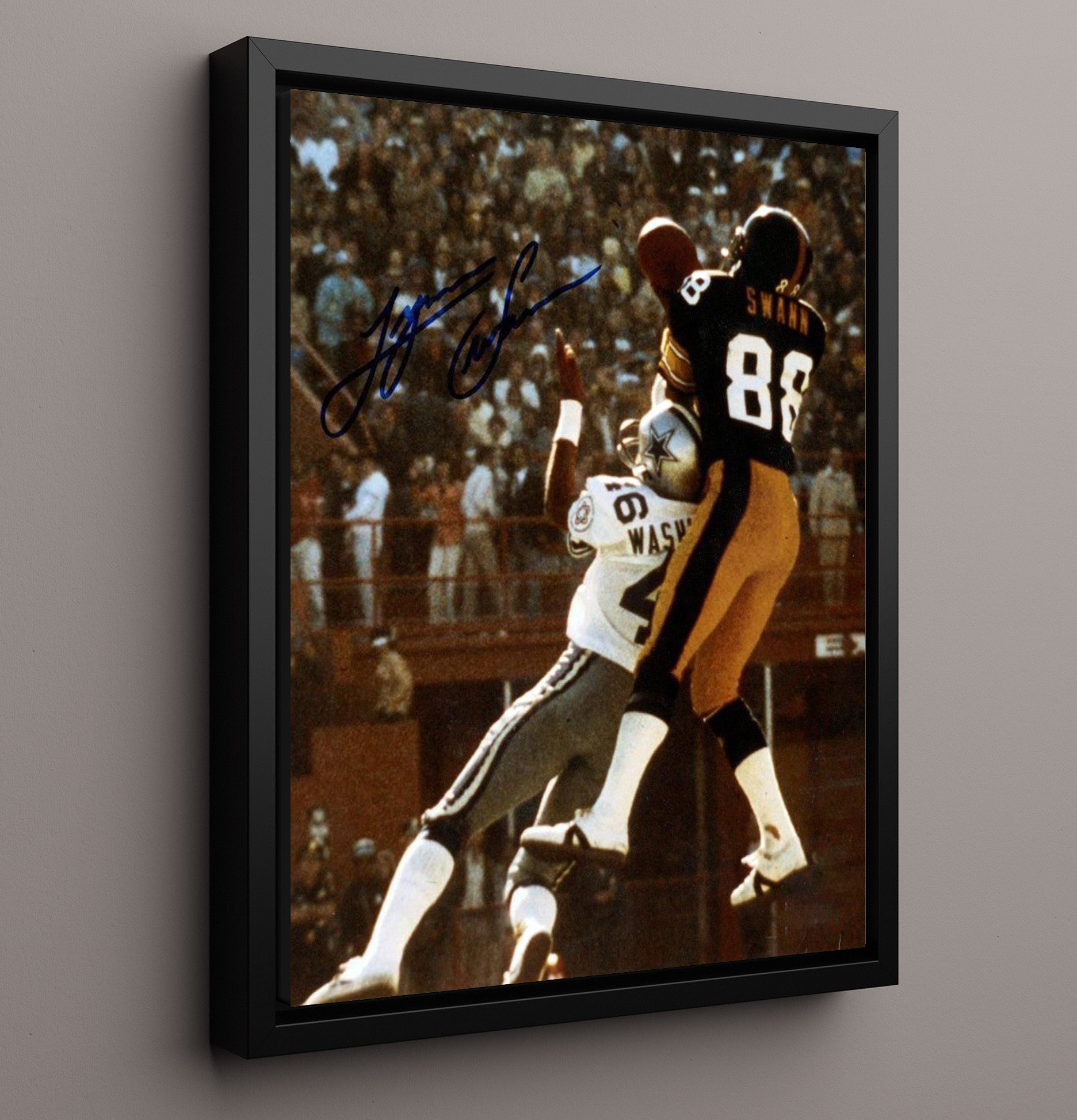 Lynn Swann - Pittsburgh Football Leaping Catch Super Bowl X 1976 Football Wall Art - football wall art print