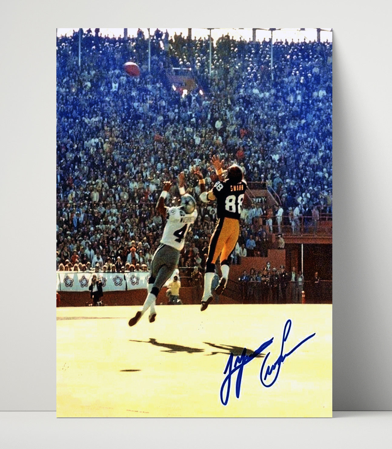 Lynn Swann - Super Bowl Ballet Football Wall Art - football wall art print