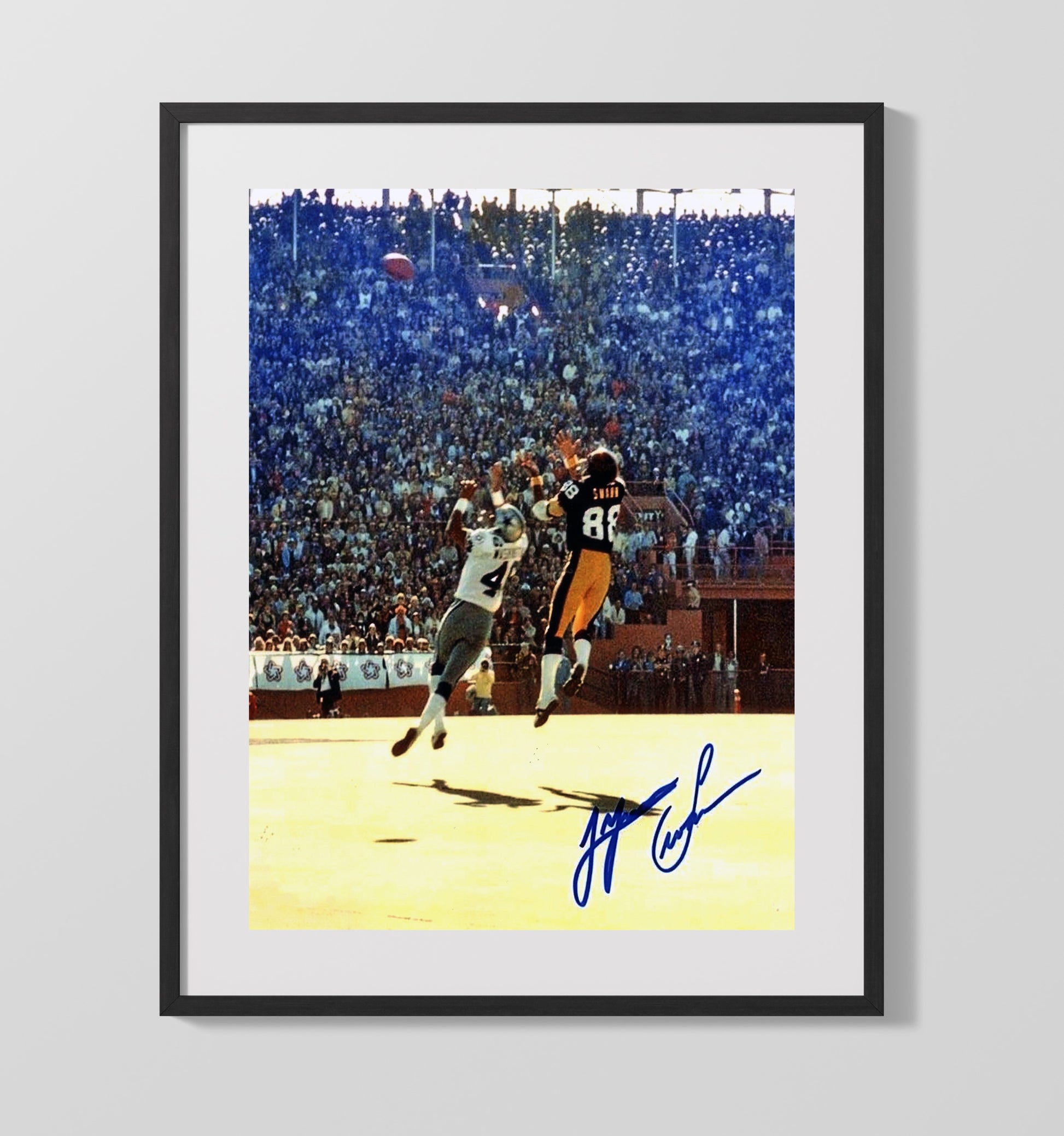Lynn Swann - Super Bowl Ballet Football Wall Art - football wall art print