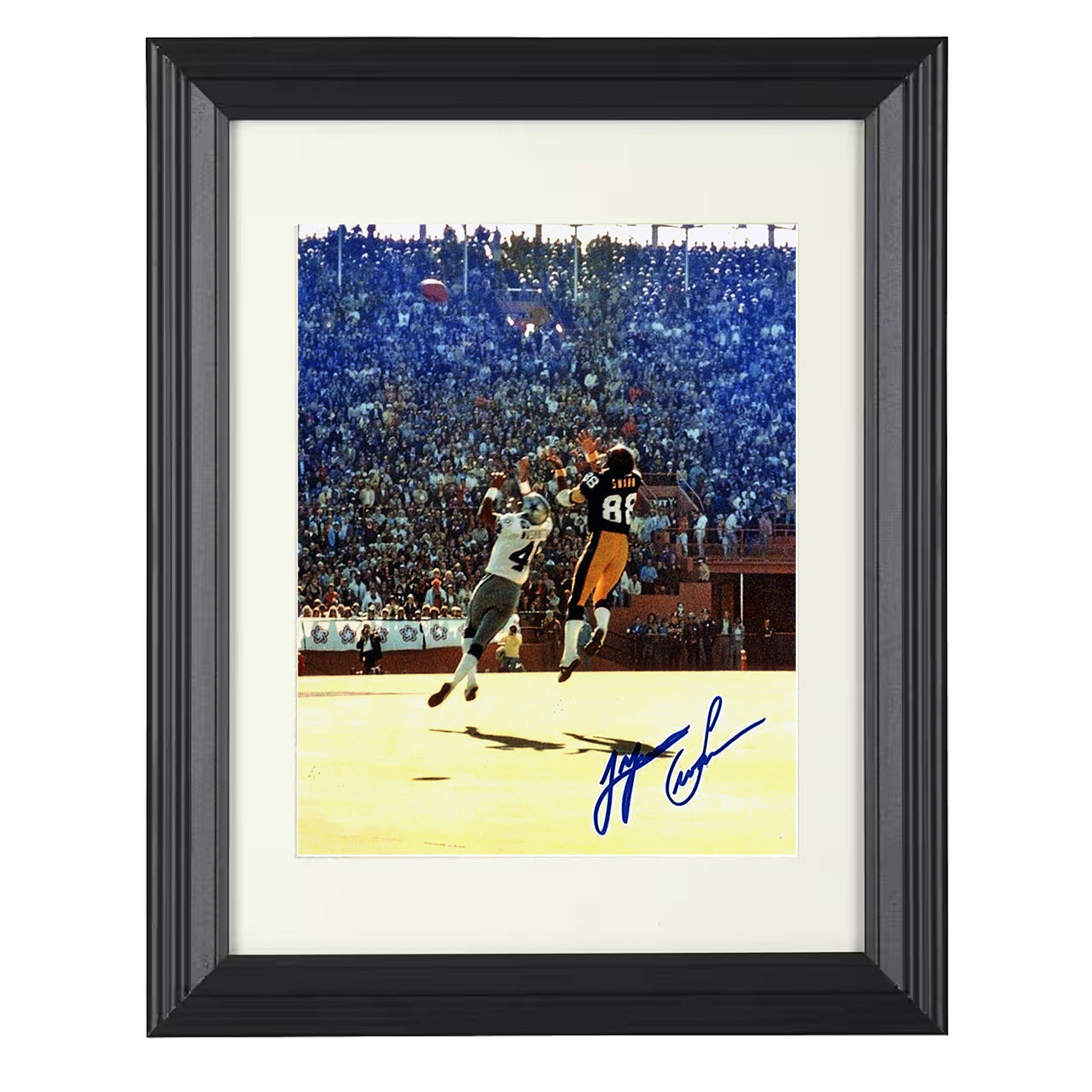 Lynn Swann – Super Bowl Ballet Image – 8x10 black beveled framed football wall art
