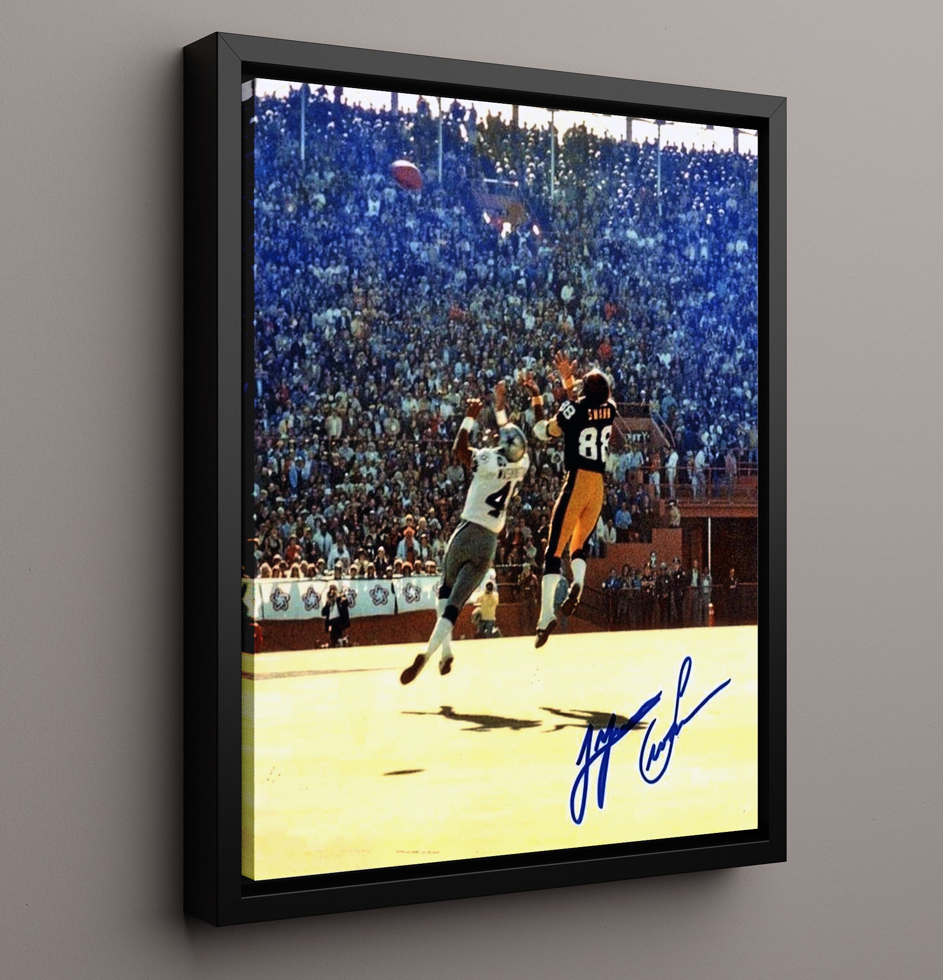 Lynn Swann - Super Bowl Ballet Football Wall Art - football wall art print
