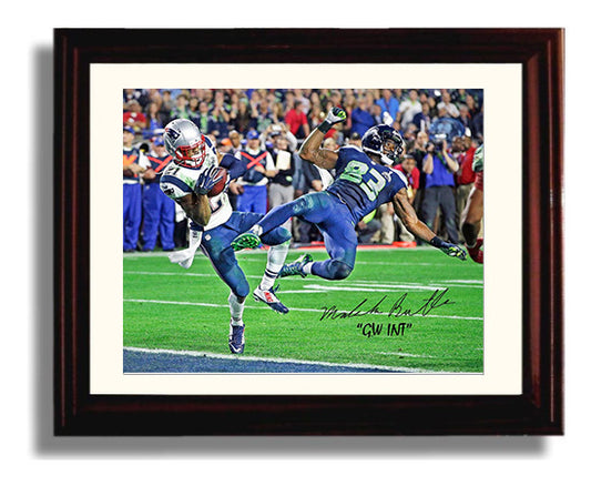Malcolm Butler - Goal Line Pick 8x10 Canvas vintage football wall art