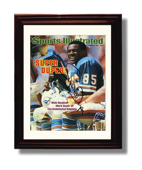 Mark Duper - Miami Football Super Duper Feature 1984 SI Cover 8x10 Canvas vintage football wall art