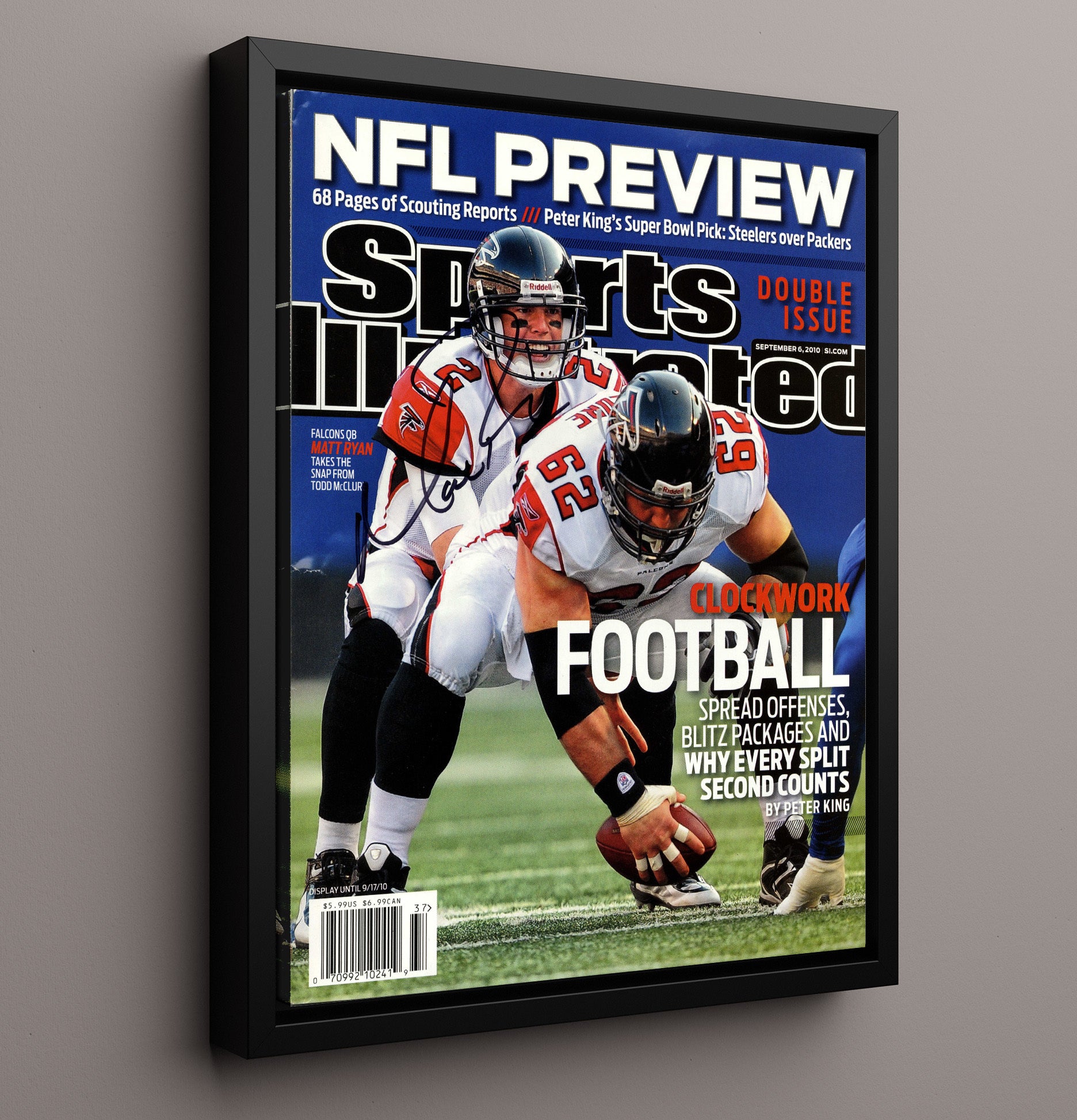 Matt Ryan - Atlanta Football NFL Preview Under Center 2010 SI Cover Football Wall Art - football wall art print