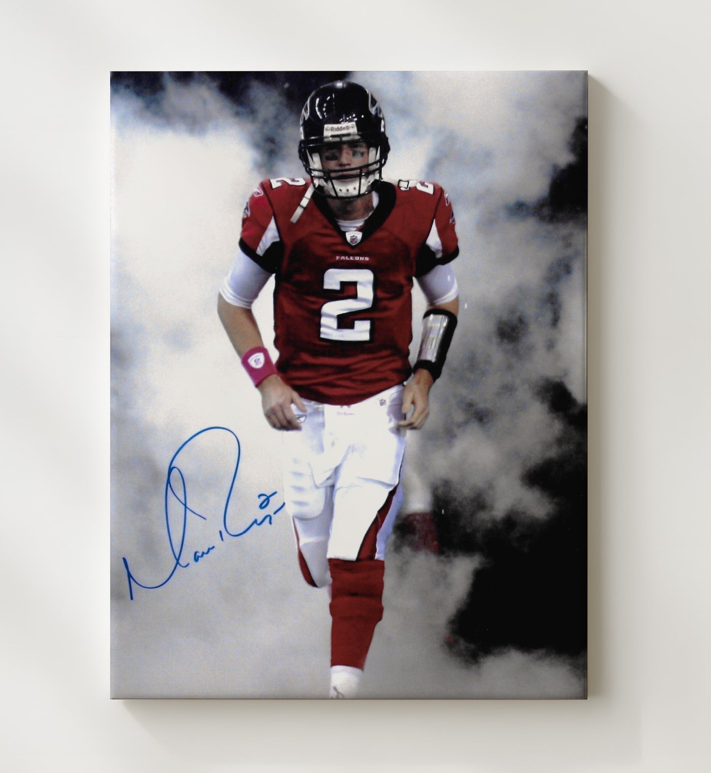 Matt Ryan - Atlanta Football Quarterback Tunnel Entrance Smoke Football Wall Art - football wall art print
