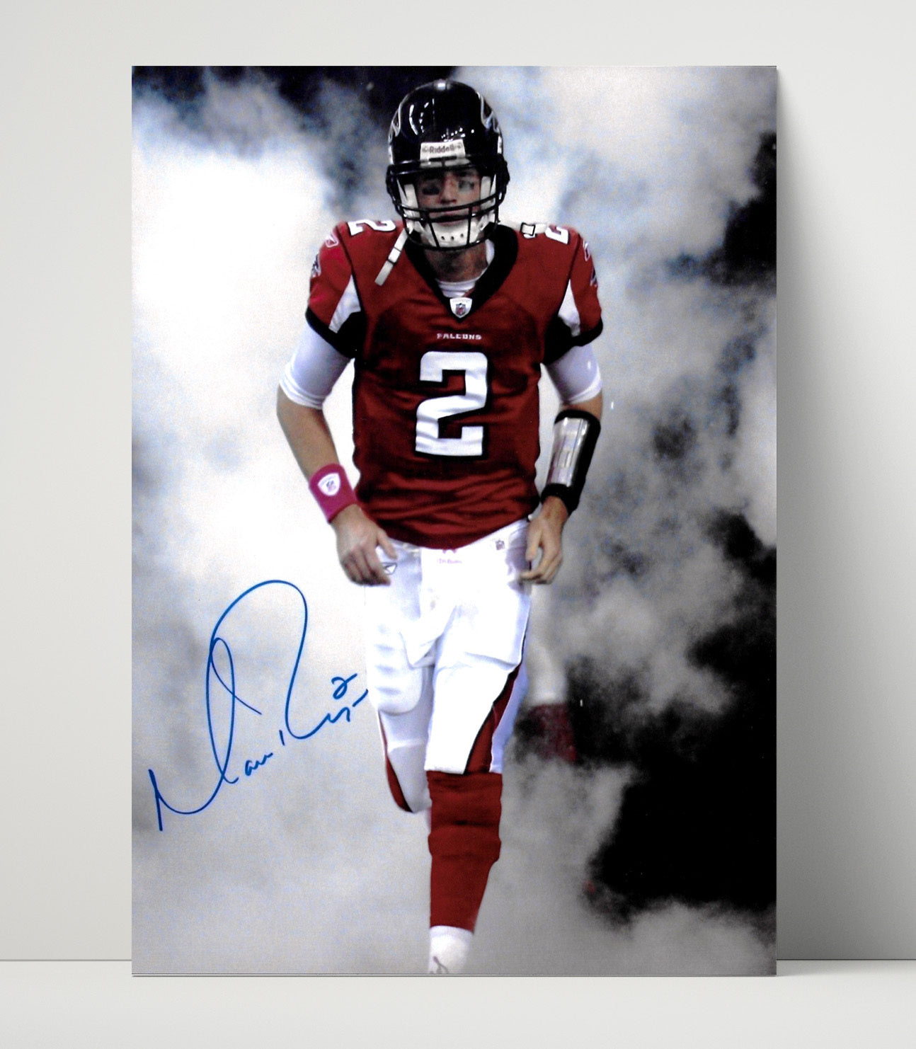Matt Ryan - Atlanta Football Quarterback Tunnel Entrance Smoke Football Wall Art - football wall art print