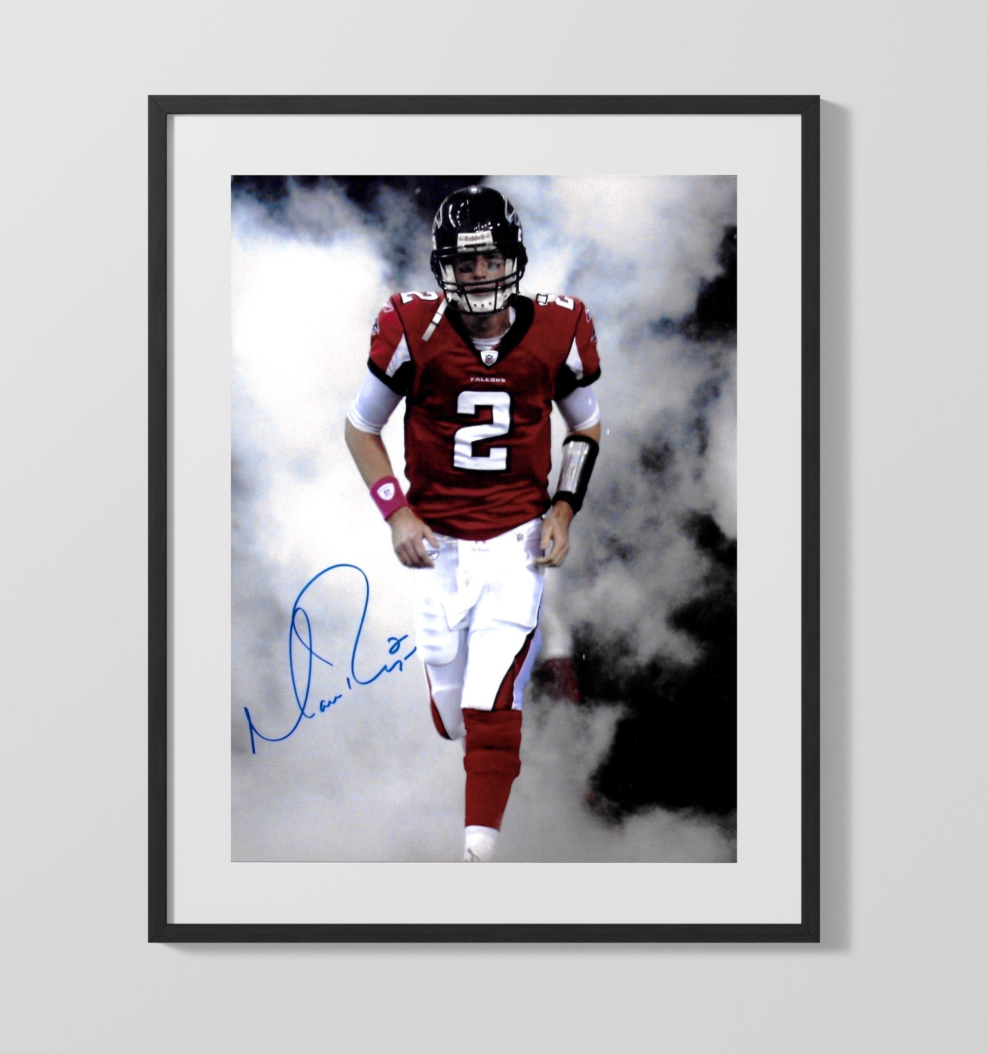 Matt Ryan - Atlanta Football Quarterback Tunnel Entrance Smoke Football Wall Art - football wall art print