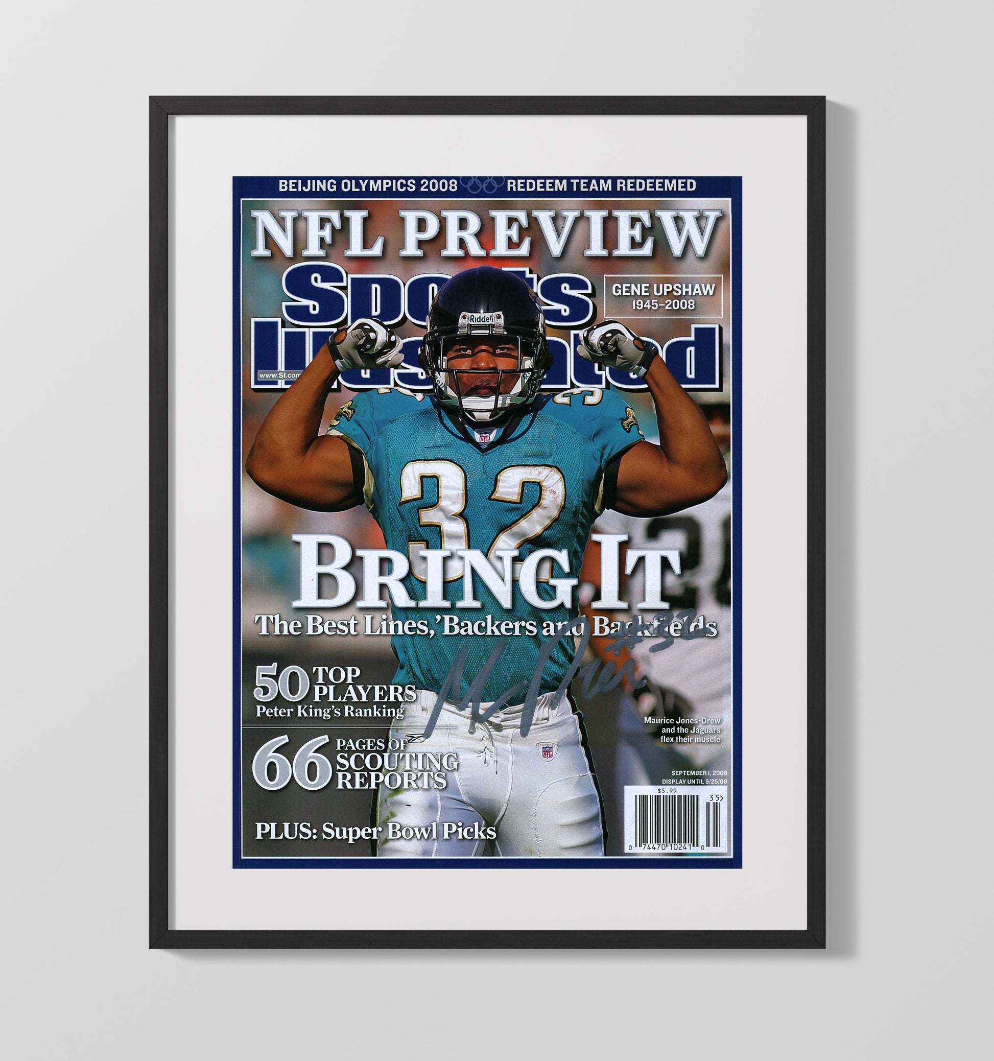 Maurice Jones-Drew Bring It - Pocket Hercules Football Wall Art - football wall art print