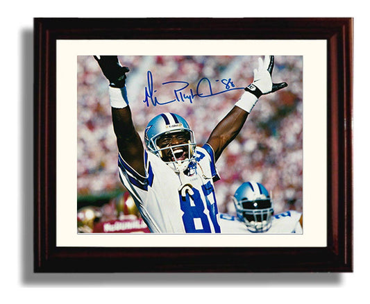 Michael Irvin - Dallas Football Receiver Celebration Arms Raised 8x10 Canvas vintage football wall art