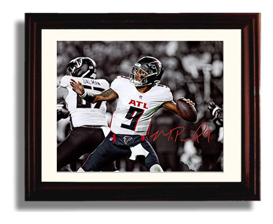 Michael Penix Jr - Rising Star Football Wall Art - football wall art print