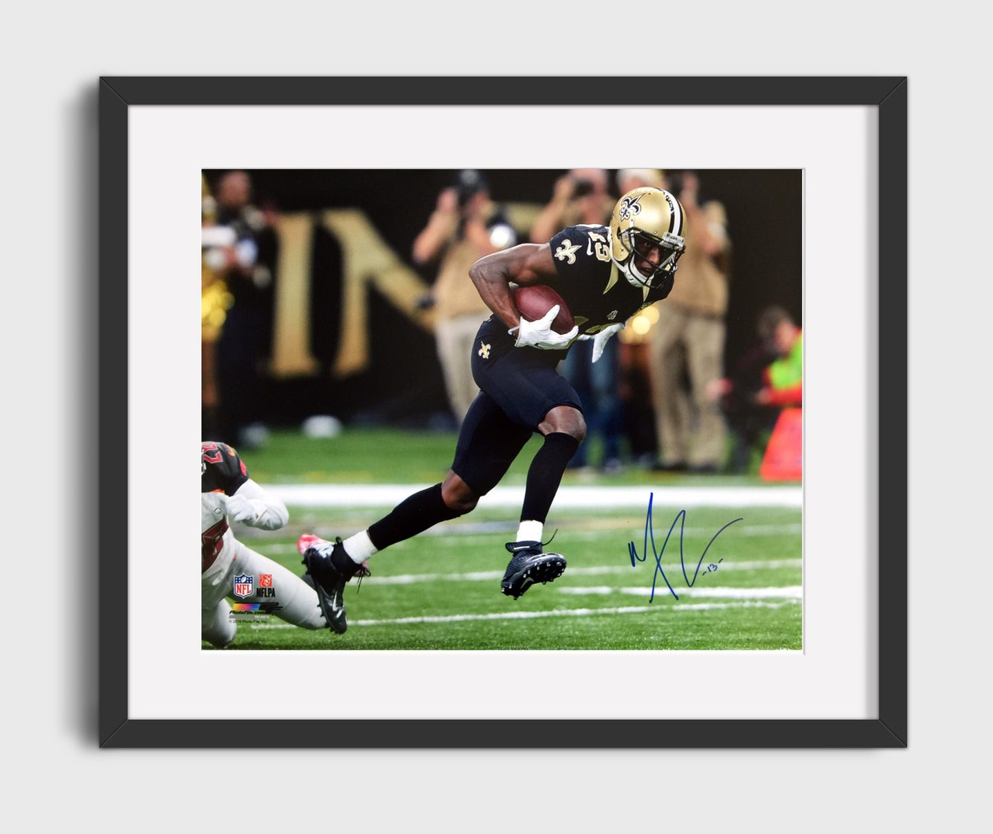 Michael Thomas Saints - Cant Guard Mike Vintage Football Wall Art - 16x20 Gallery Frame football decor
