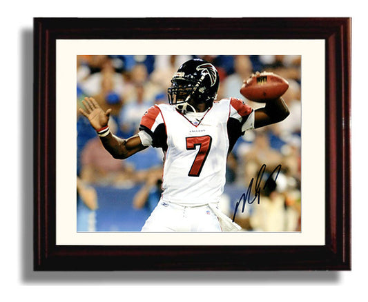 Michael Vick - Atlanta Football Quarterback Passing Profile 8x10 Canvas vintage football wall art