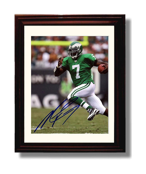 Michael Vick - Philadelphia Football Quarterback Scramble Run 8x10 Canvas vintage football wall art