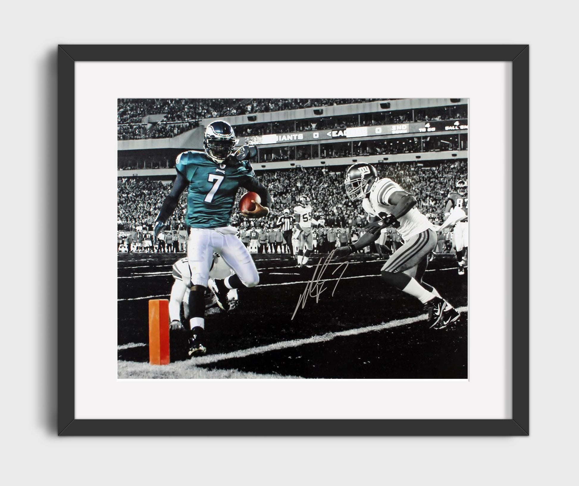Michael Vick Eagles - Video Game Moves Football Wall Art - football wall art print