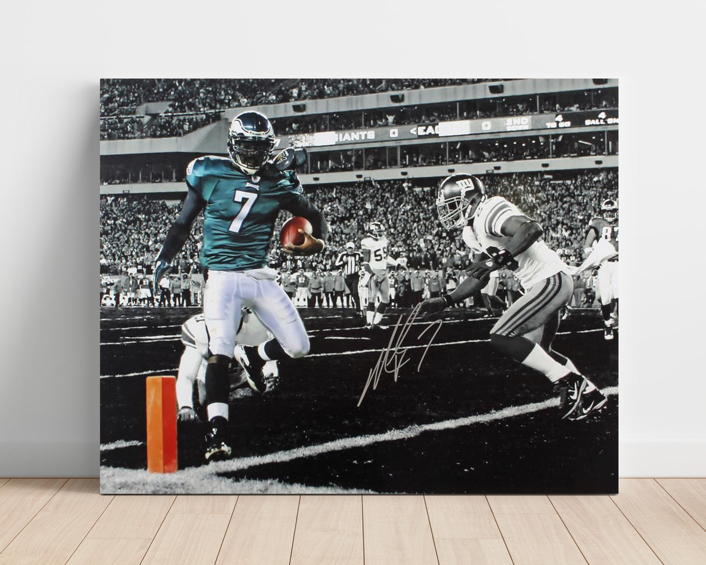 Michael Vick Eagles - Video Game Moves Vintage Football Wall Art - 16x20 Unframed Print football decor