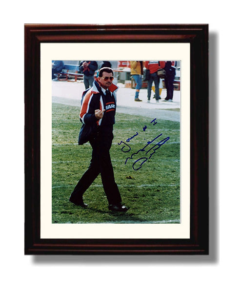 Mike Ditka - Iron Mike Attitude 8x10 Canvas vintage football wall art
