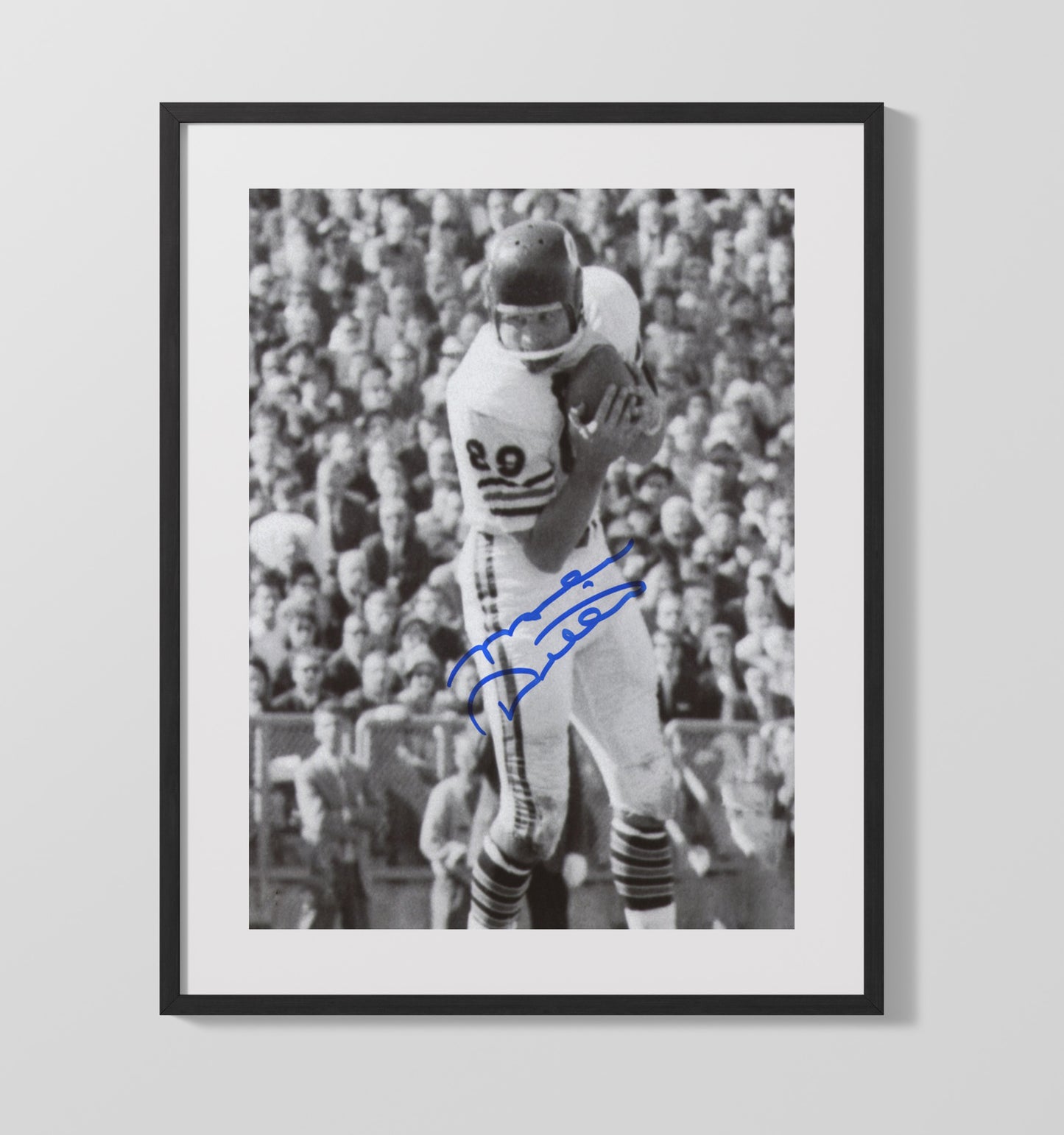 Mike Ditka - Tough Catch Vintage Football Wall Art - 16x20 Gallery Frame football decor