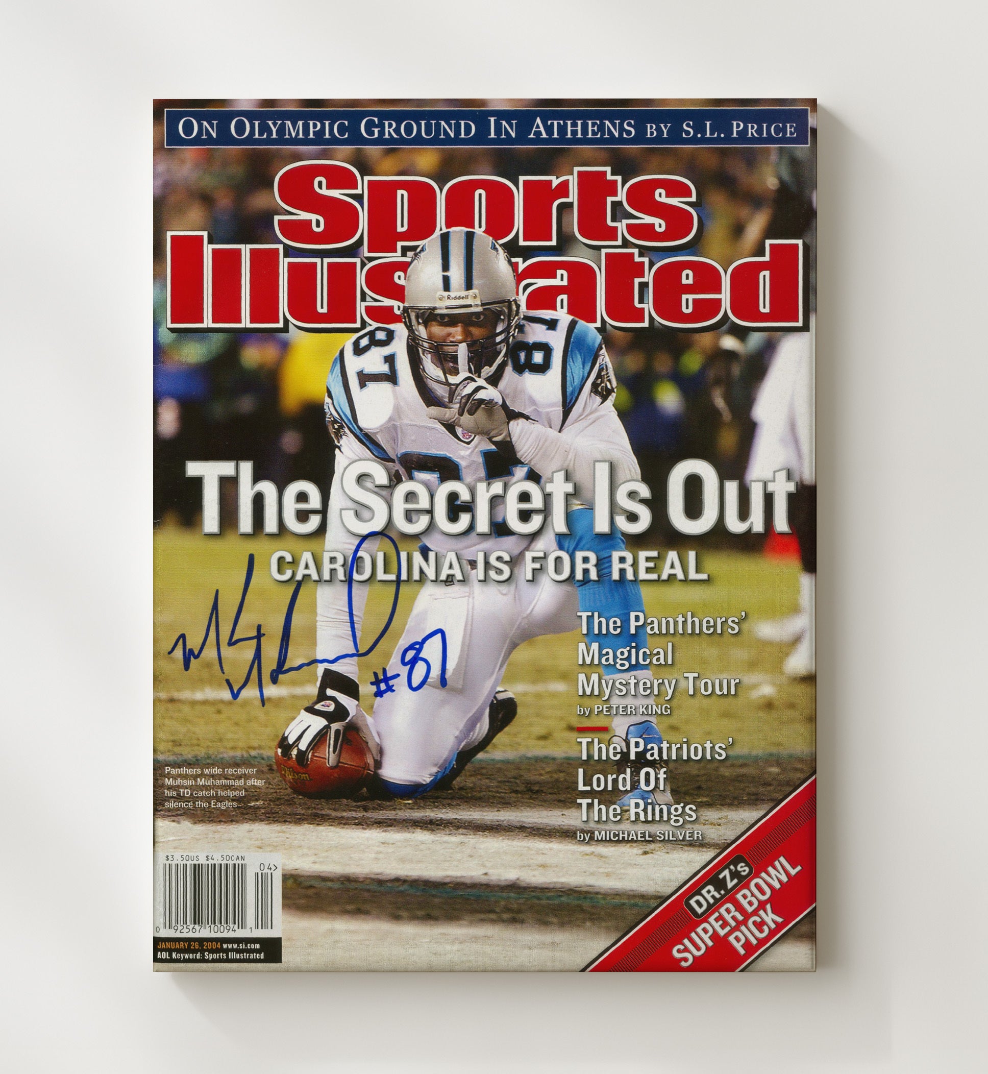 Muhsin Muhammad - the Secrets Out Football Wall Art - football wall art print