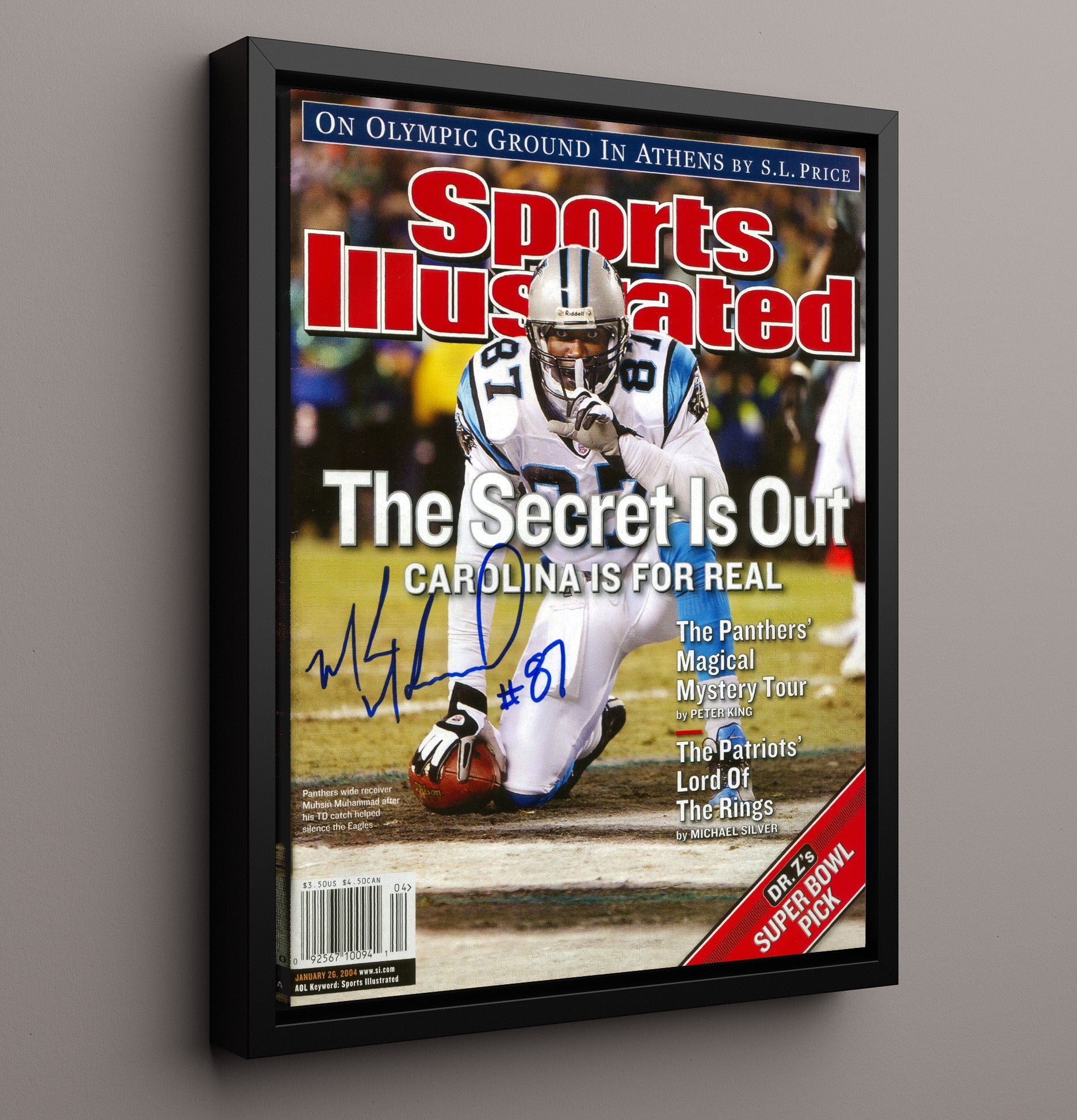 Muhsin Muhammad - the Secrets Out Football Wall Art - football wall art print