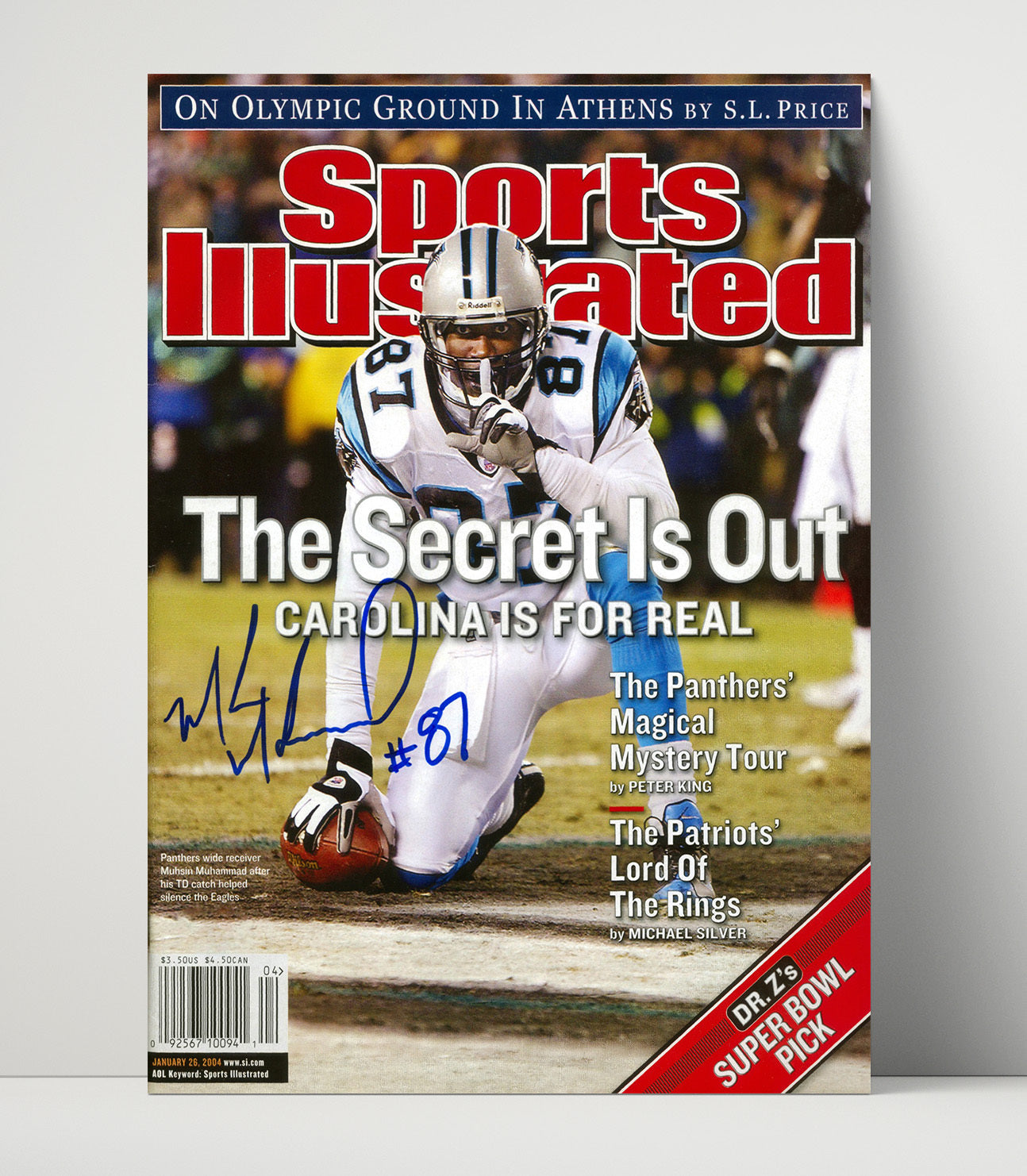 Muhsin Muhammad - the Secrets Out Football Wall Art - football wall art print