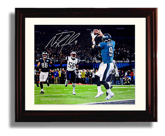 Nick Foles - Philadelphia Football Quarterback Game Close-Up 8x10 Canvas vintage football wall art