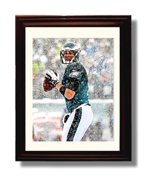 Nick Foles - Philly Snow Magic 8x10 Canvas vintage football wall art