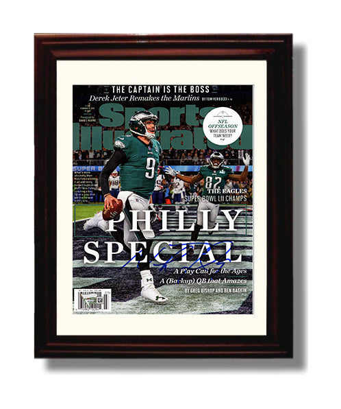 Nick Foles - Philly Special 8x10 Canvas vintage football wall art