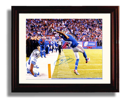 Odell Beckham Jr - New York Football One Hand Touchdown Catch 8x10 Canvas vintage football wall art