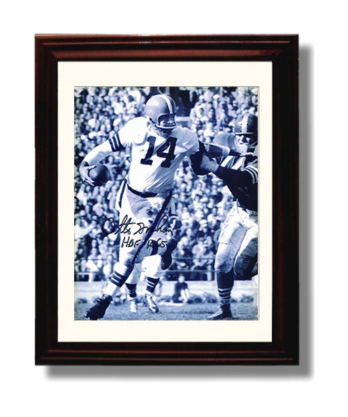 Otto Graham - Cleveland Football Quarterback Dropback Pass HOF 1965 8x10 Canvas vintage football wall art
