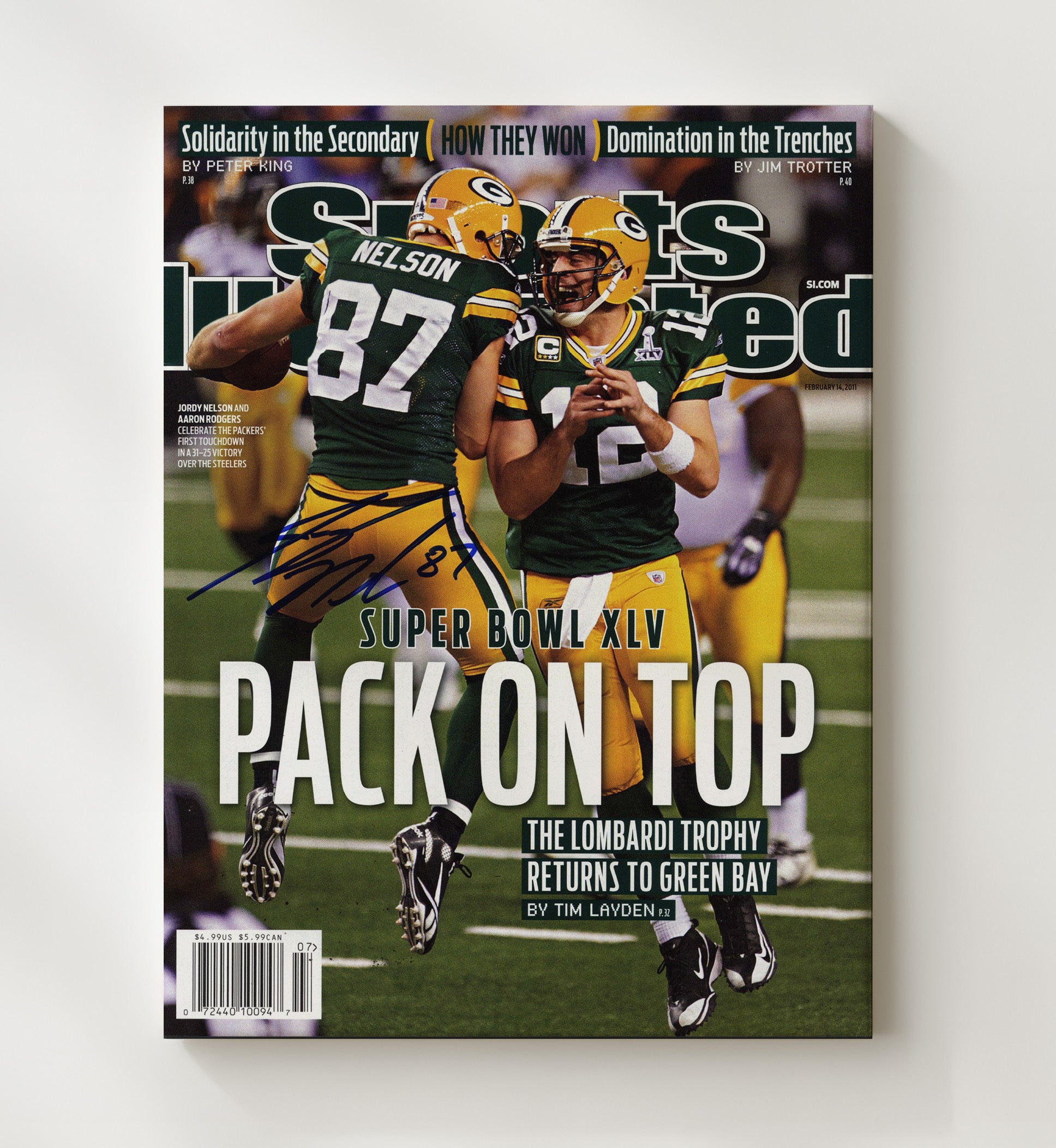 Pack on Top - Title Town Back Football Wall Art - football wall art print