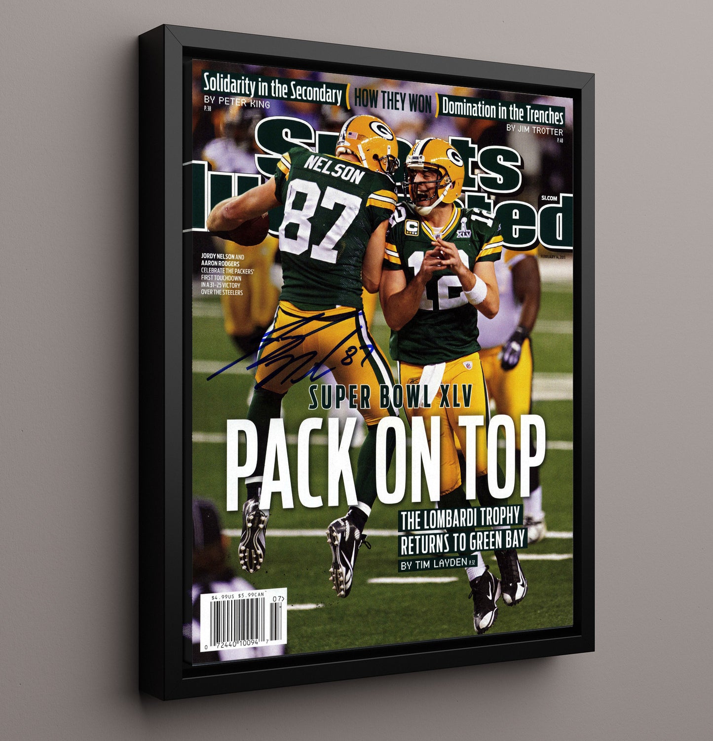 Pack on Top - Title Town Back Football Wall Art - football wall art print