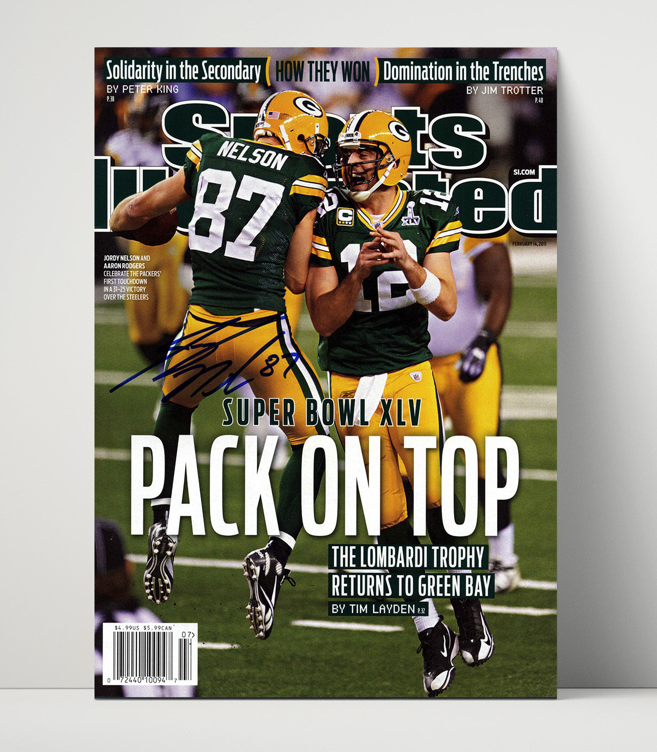 Pack on Top - Title Town Back Football Wall Art - football wall art print