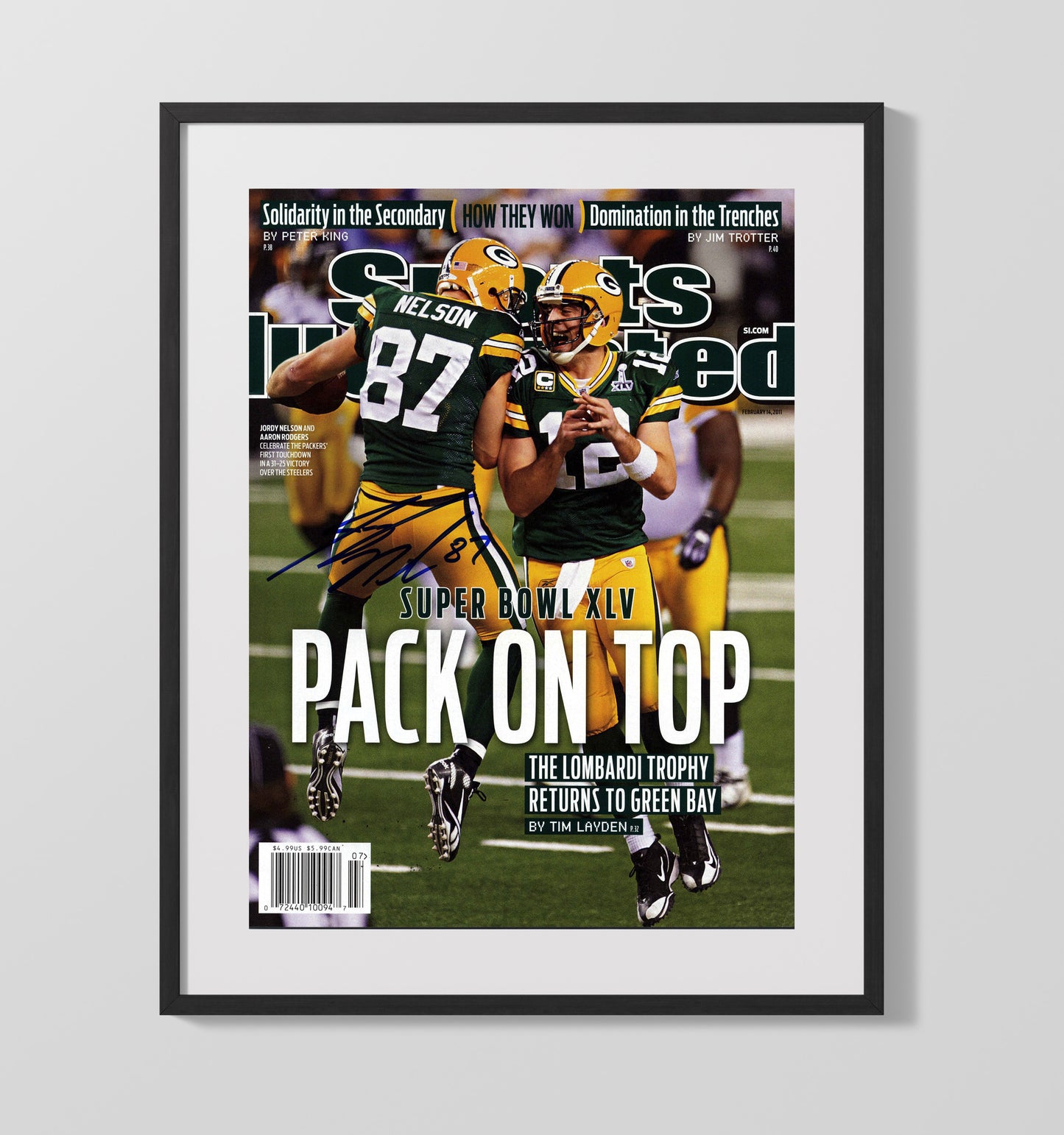 Pack on Top - Title Town Back Football Wall Art - football wall art print