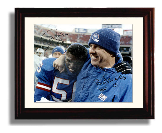 Parcells and Taylor - Giants Legends Football Wall Art - football wall art print