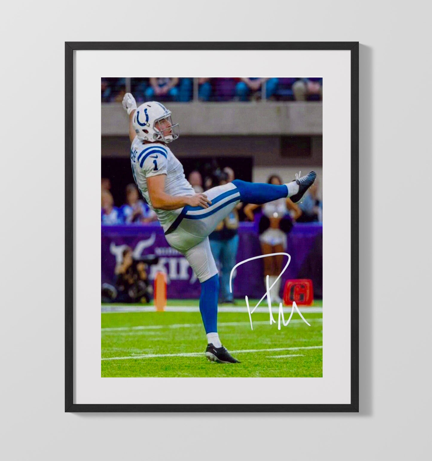 Pat McAfee - Boomstick Vintage Football Wall Art - 16x20 Gallery Frame football decor