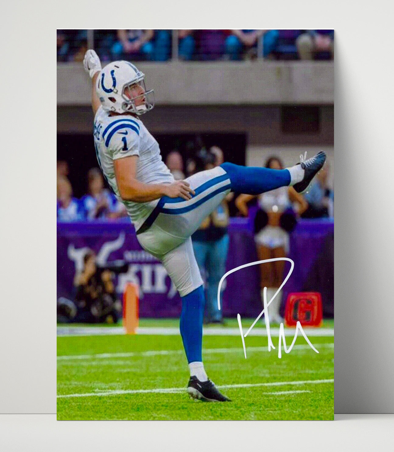 Pat McAfee - Boomstick Vintage Football Wall Art - 16x20 Unframed Print football decor
