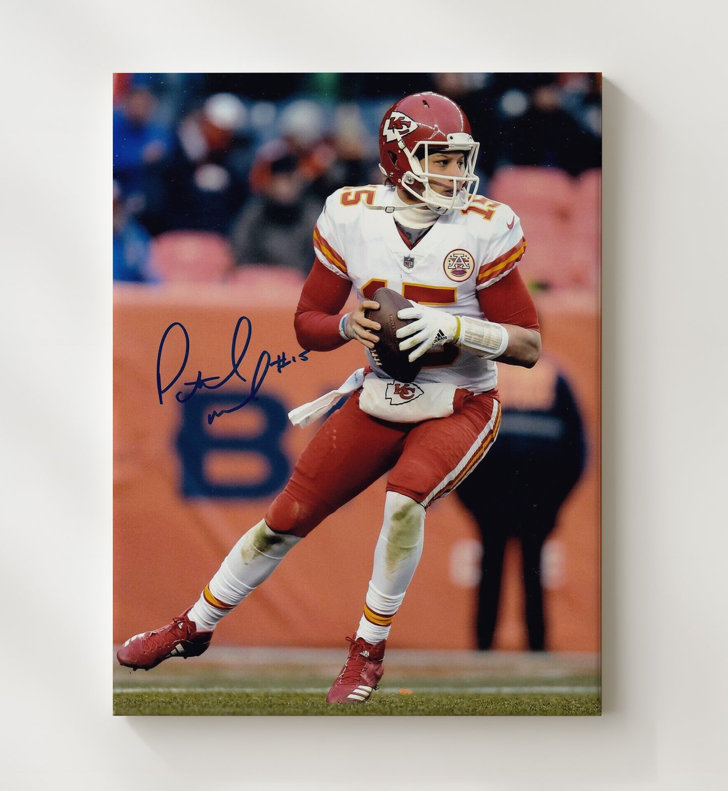 Patrick Mahomes - Laser Focus Football Wall Art - football wall art print
