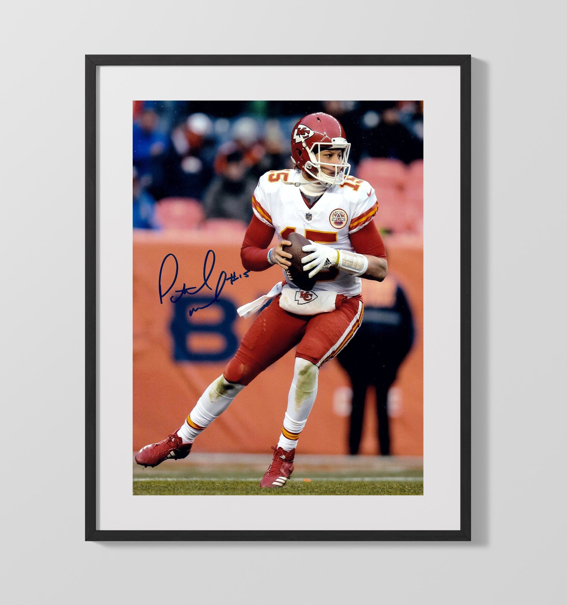 Patrick Mahomes - Laser Focus Football Wall Art - football wall art print