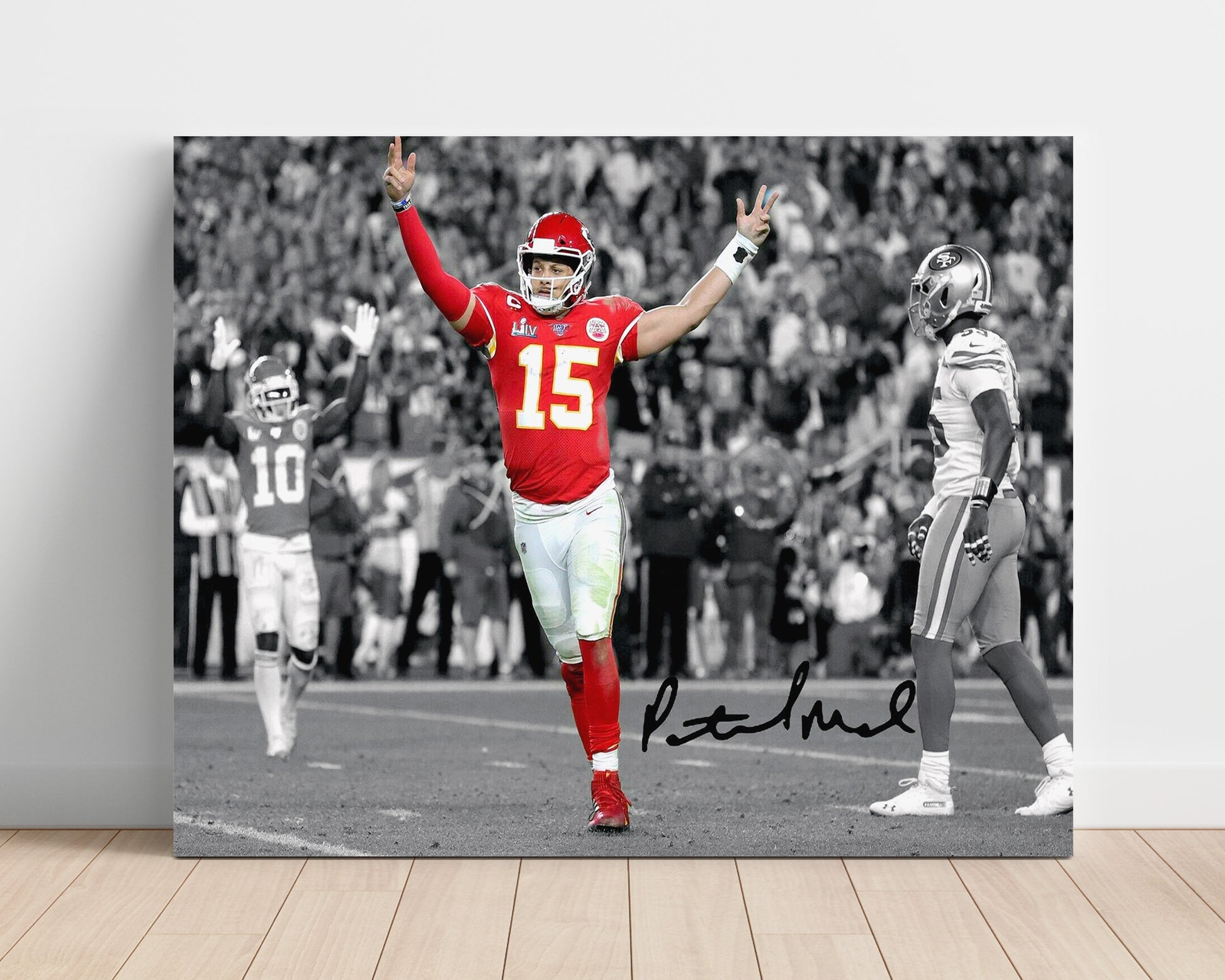 Patrick Mahomes - Game-Day Moment football wall art 16x20 Unframed Print
