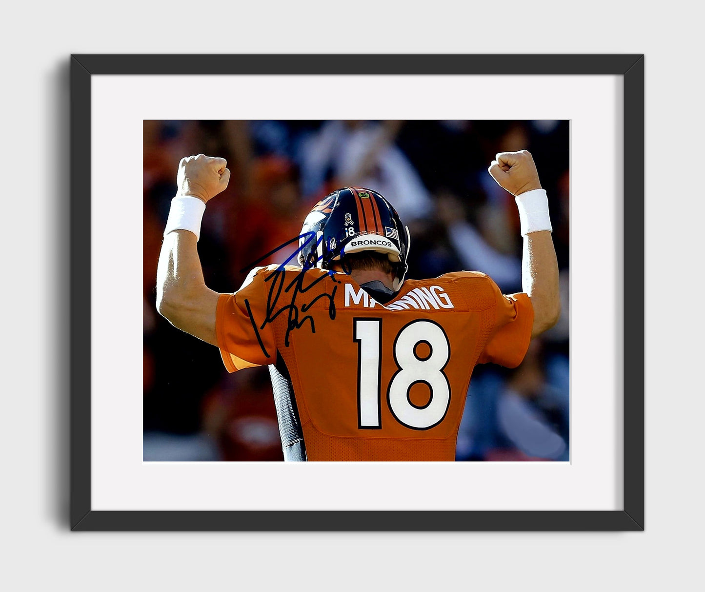 Peyton Manning - Mile High Roar football wall art 16x20 Gallery Frame