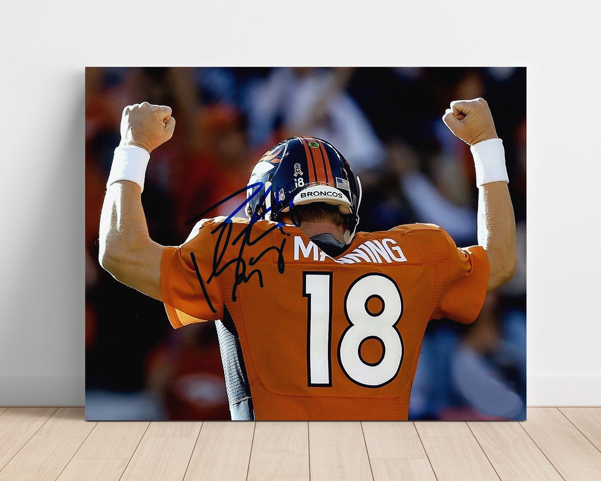 Peyton Manning - Mile High Roar football wall art 16x20 Unframed Print
