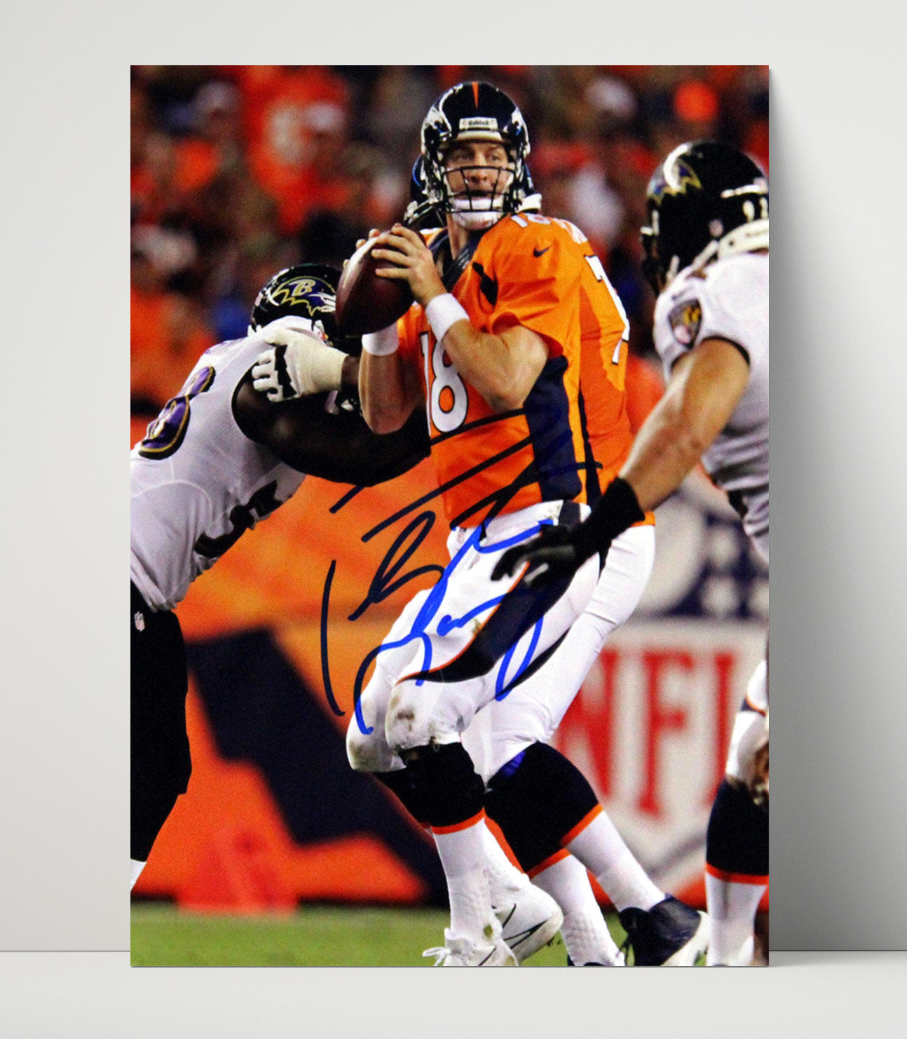 Peyton Manning - Sheriff in Command Football Wall Art - football wall art print