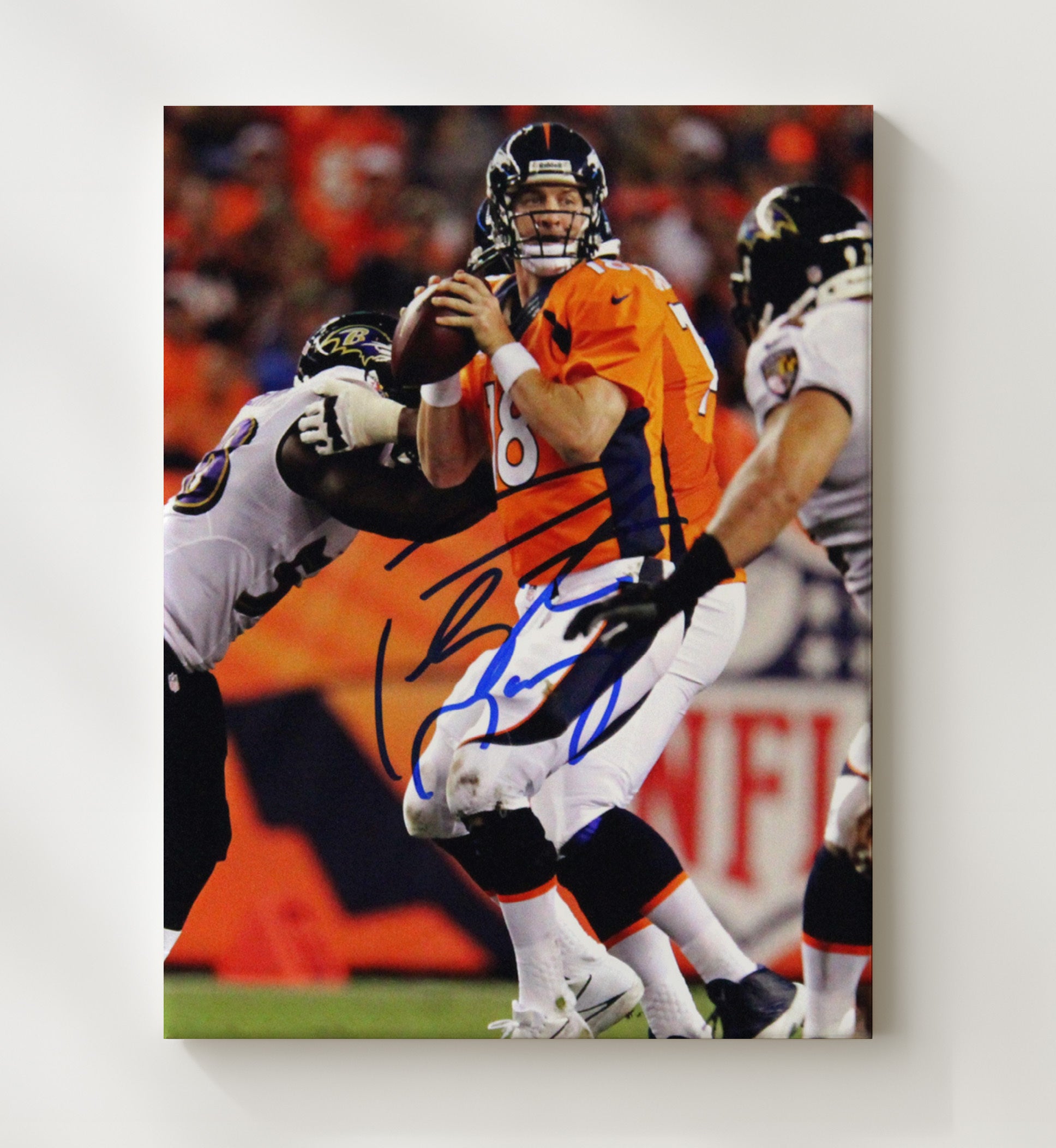 Peyton Manning - Sheriff in Command Football Wall Art - football wall art print