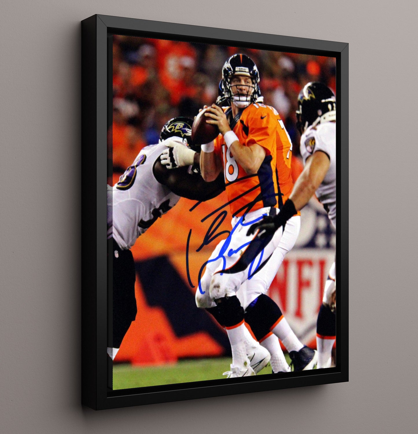 Peyton Manning - Sheriff in Command Football Wall Art - football wall art print