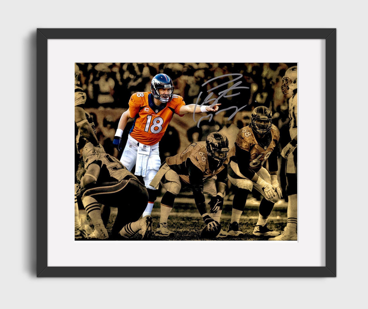 Peyton Manning Broncos - Commanding Presence - Football Framed Print