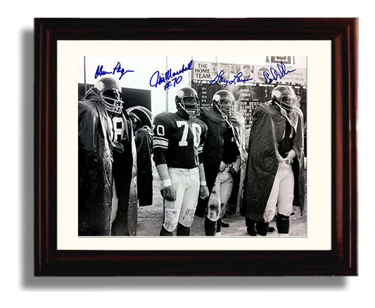 Purple People Eaters - Defensive Wall football wall art 8x10 Beveled Frame