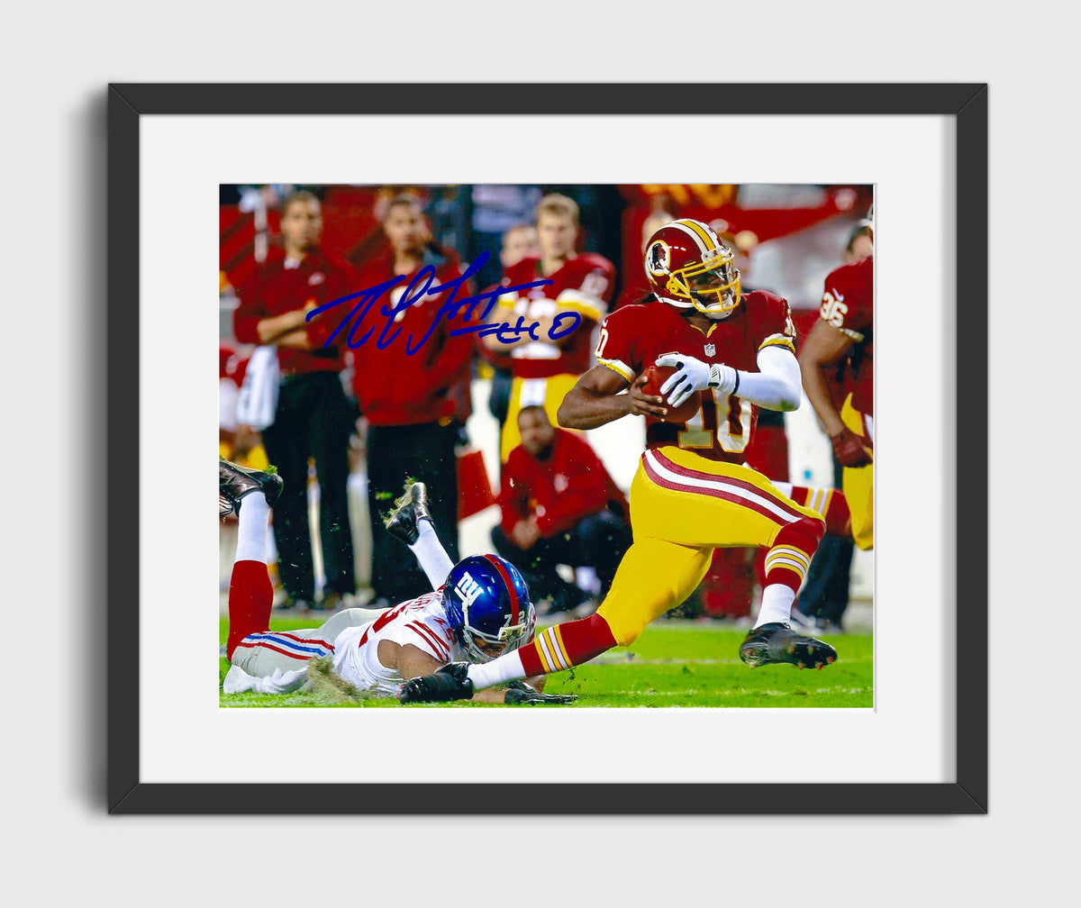 RGIII - Rookie Flash and Dash football wall art 16x20 Gallery Frame