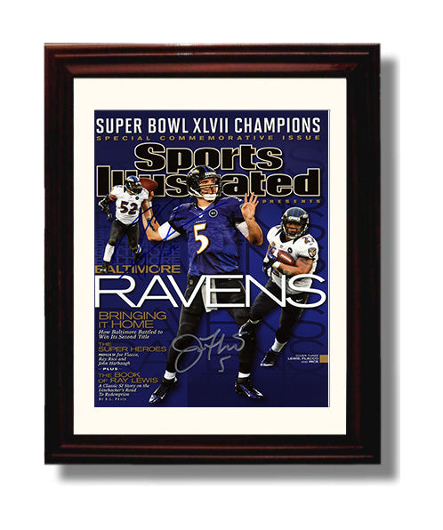 Ravens - Super Bowl XLVII Champs football wall art 8x10 Beveled Frame